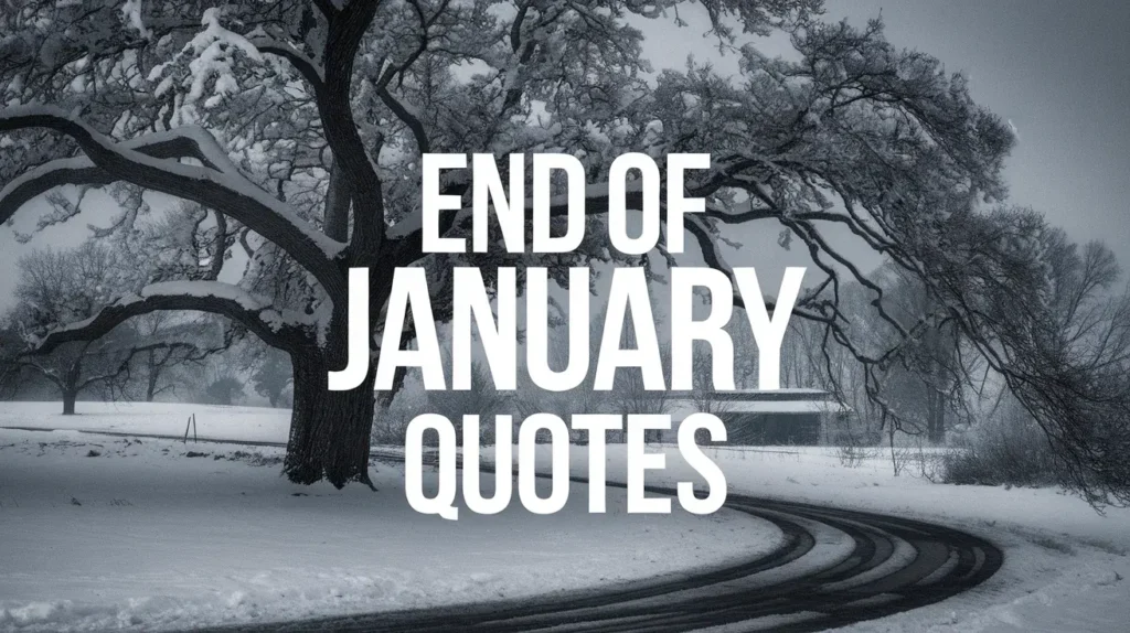 End of January quotes