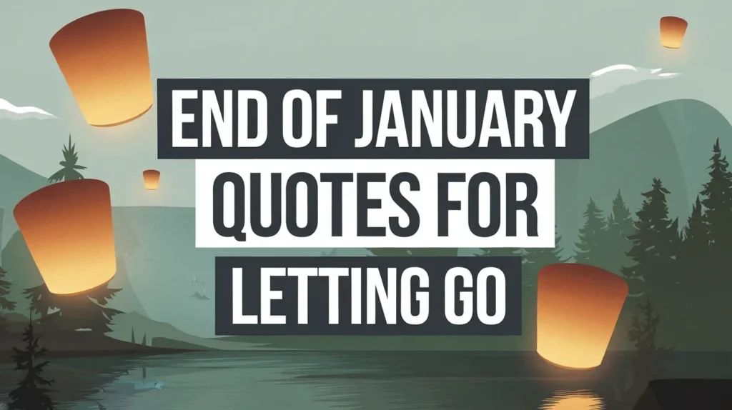 End of January Quotes for Letting Go