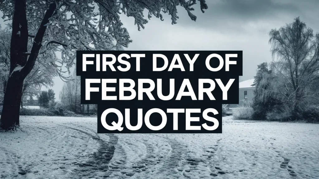 First Day of February Quotes