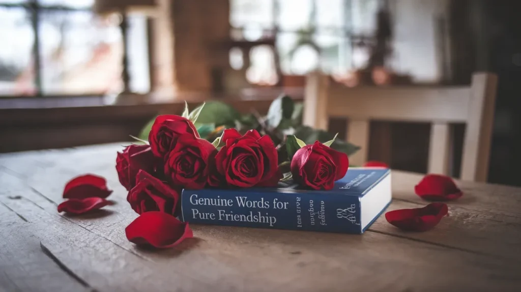 Genuine words for pure friendship