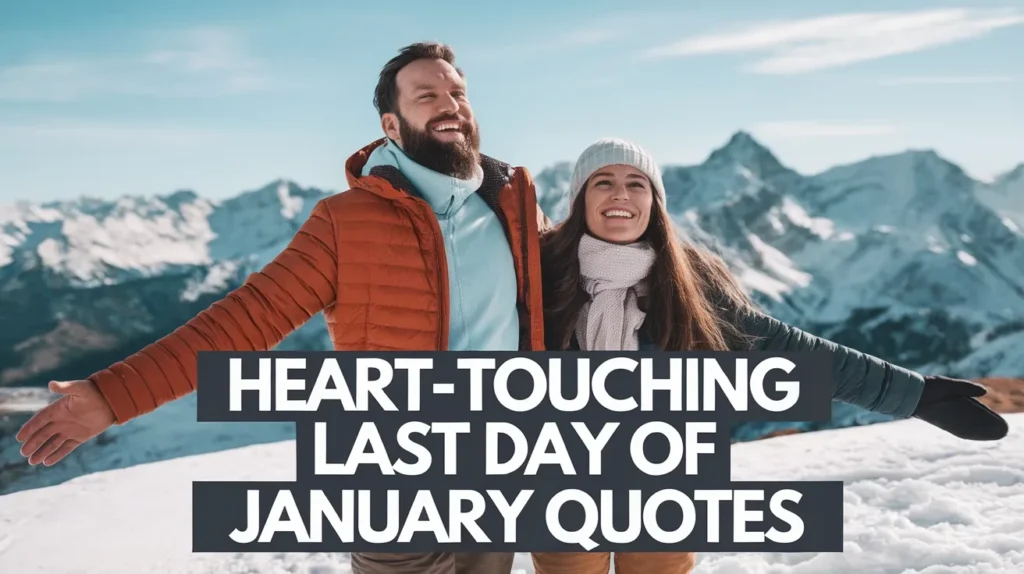 Heart-touching last day of January quotes