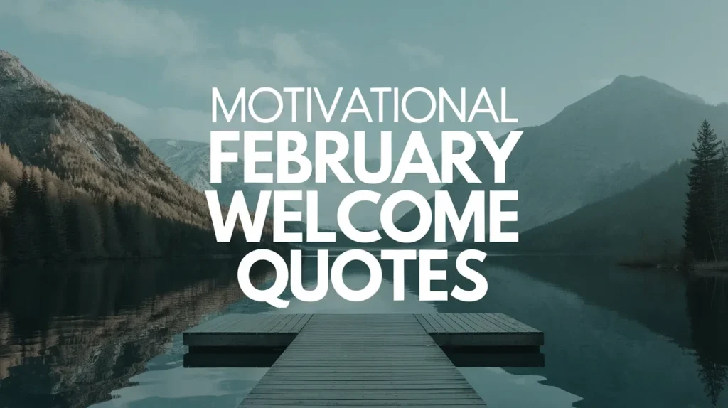 Motivational February Welcome Quotes