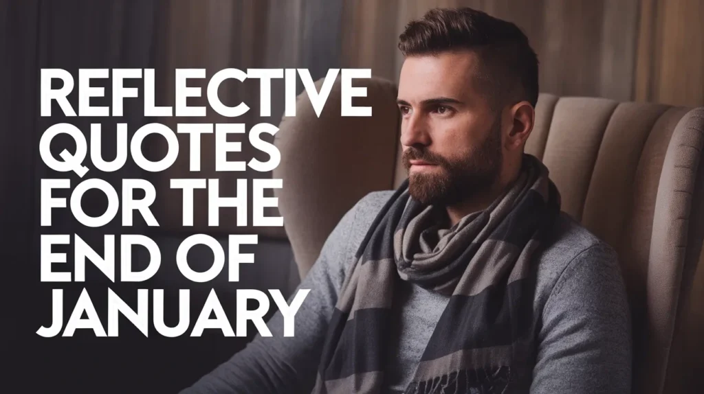 Reflective quotes for the end of January