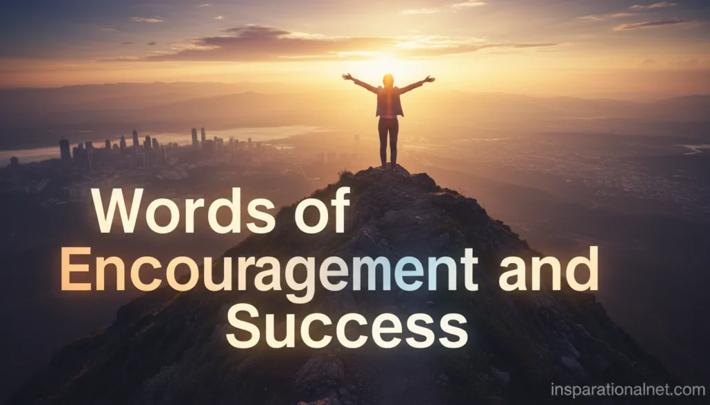Words of Encouragement and Success
