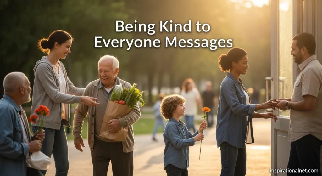 Being kind to everyone messages