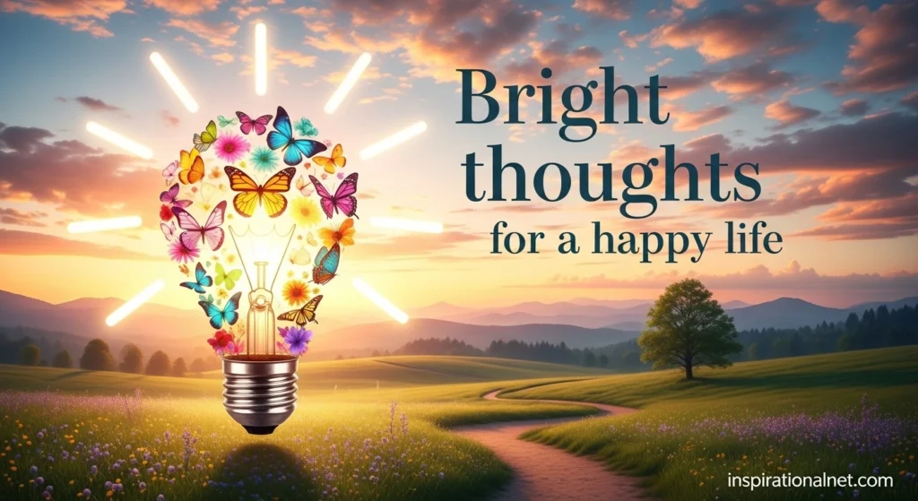 Bright thoughts for a happy life