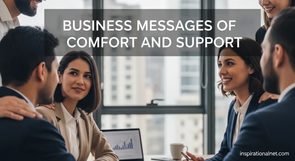 Business Messages of Comfort and Support