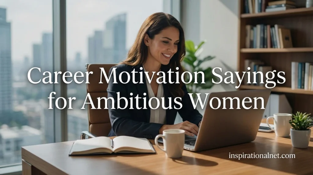 Career Motivation Sayings for Ambitious Women