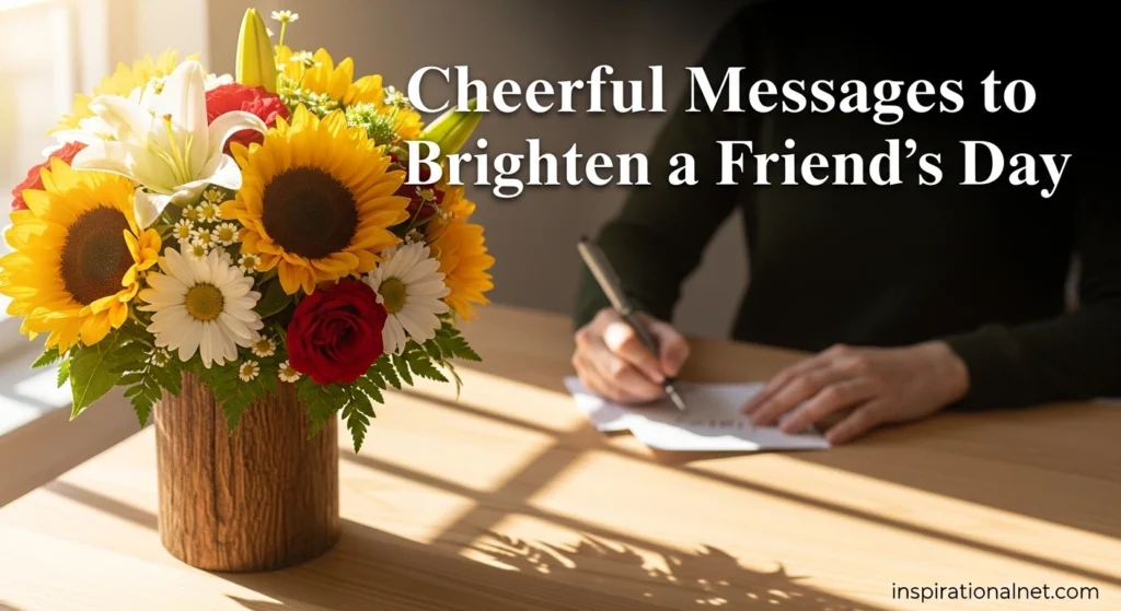 Cheerful Messages to Brighten a Friend’s Day