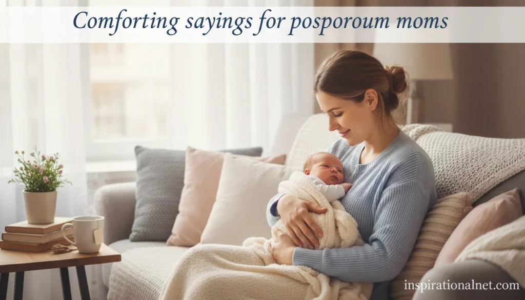 Comforting sayings for postpartum moms
