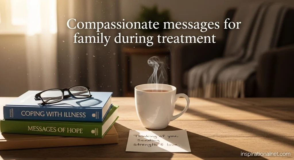 Compassionate messages for family during treatment