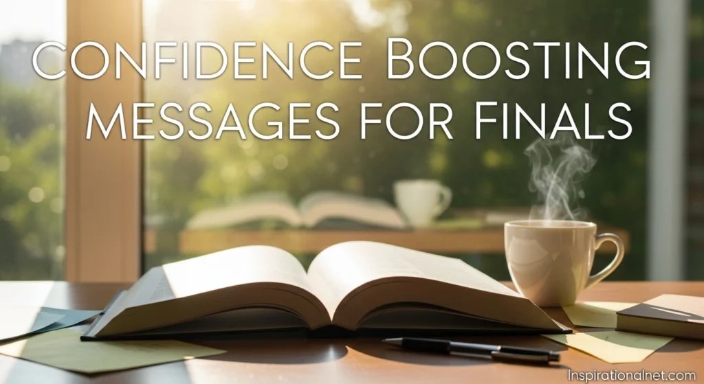 Confidence Boosting Messages for Finals