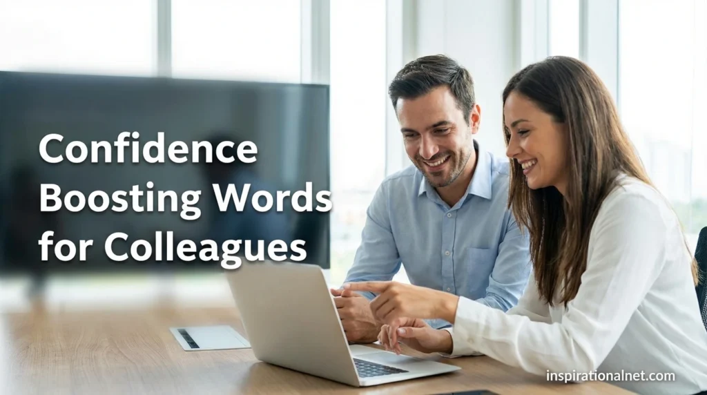 Confidence Boosting Words for Colleagues