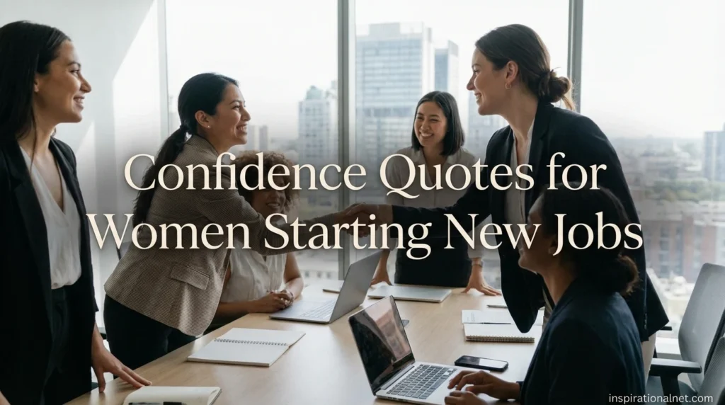 Confidence Quotes for Women Starting New Jobs