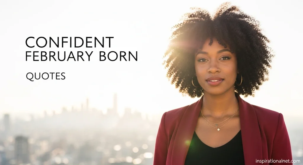 Confident February Born Queen Quotes