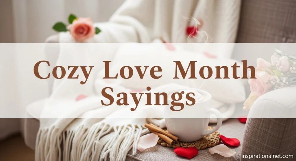 Cozy Love Month Sayings