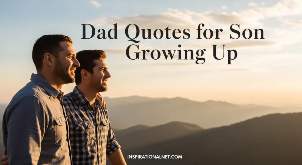 Dad Quotes for Son Growing Up