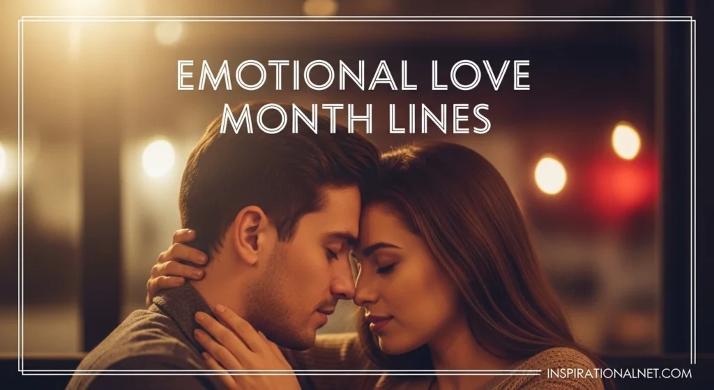 Emotional Love Month Lines