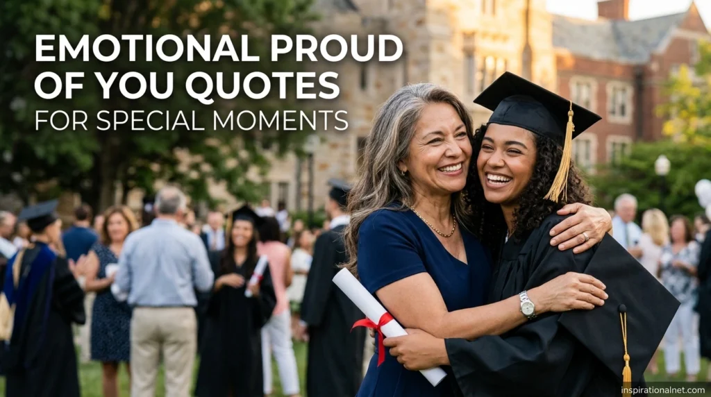 Emotional proud of you quotes for special moments