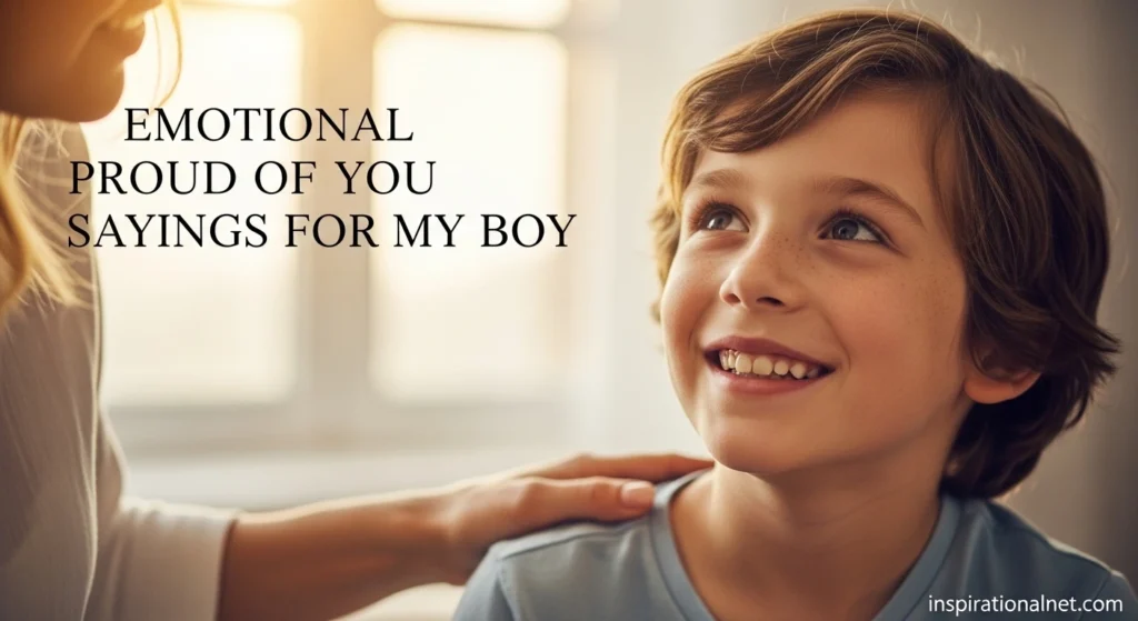 Emotional Proud of You Sayings for My Boy
