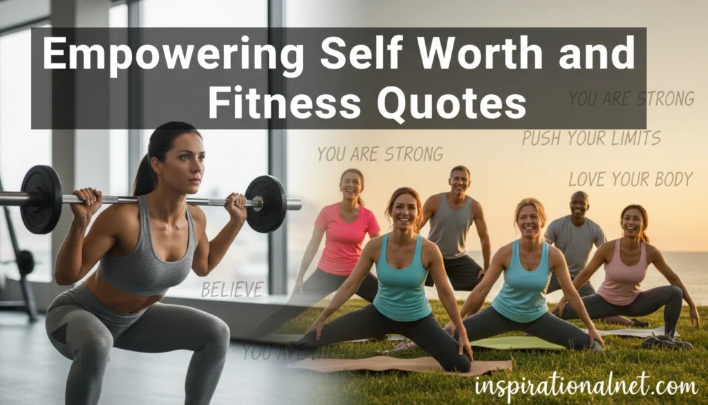 Empowering Self Worth and Fitness Quotes