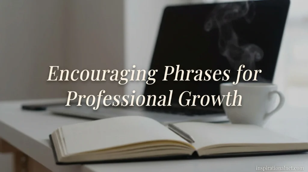 Encouraging Phrases for Professional Growth