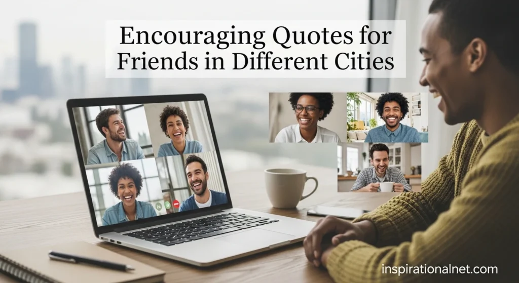 Encouraging Quotes for Friends in Different Cities