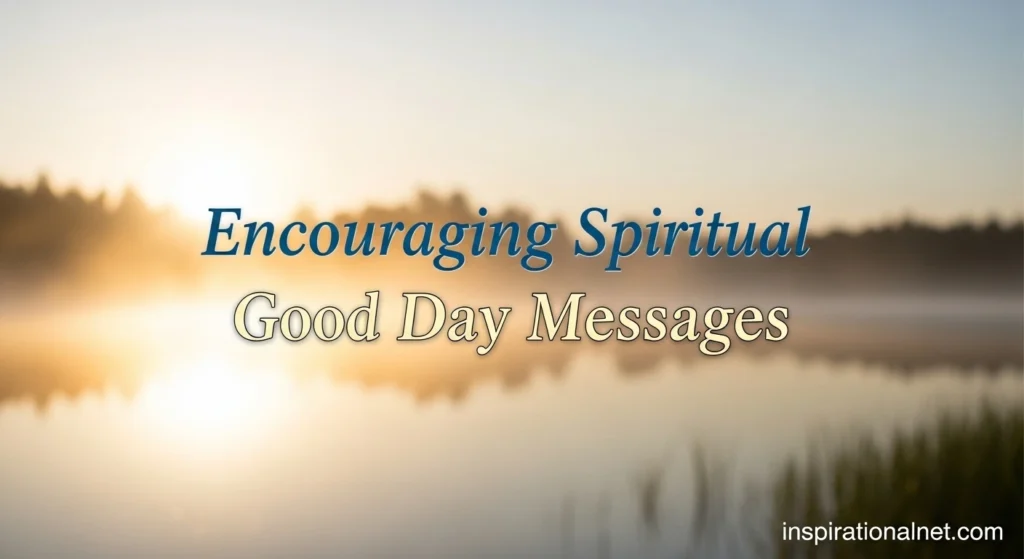 Encouraging Spiritual Good Day Messages