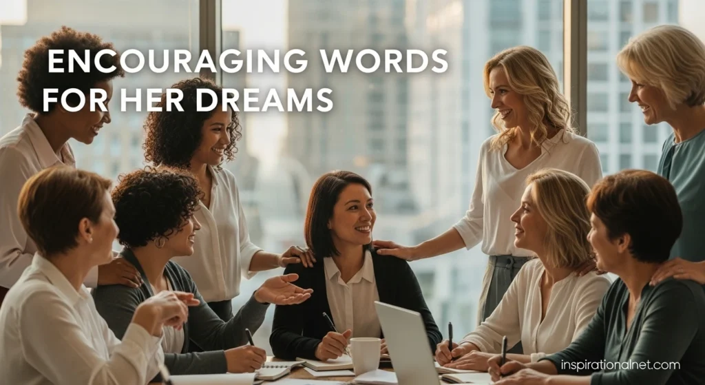 Encouraging Words for Her Dreams