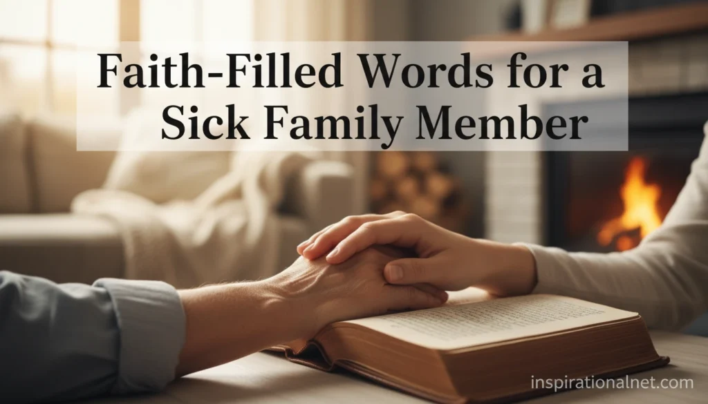 Faith-Filled Words for a Sick Family Member