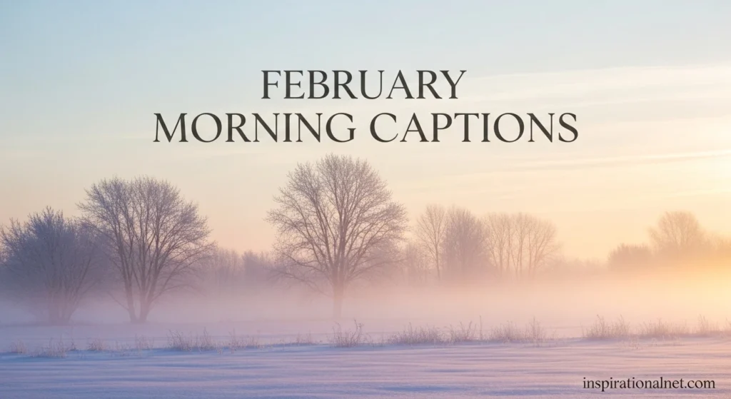 february morning captions