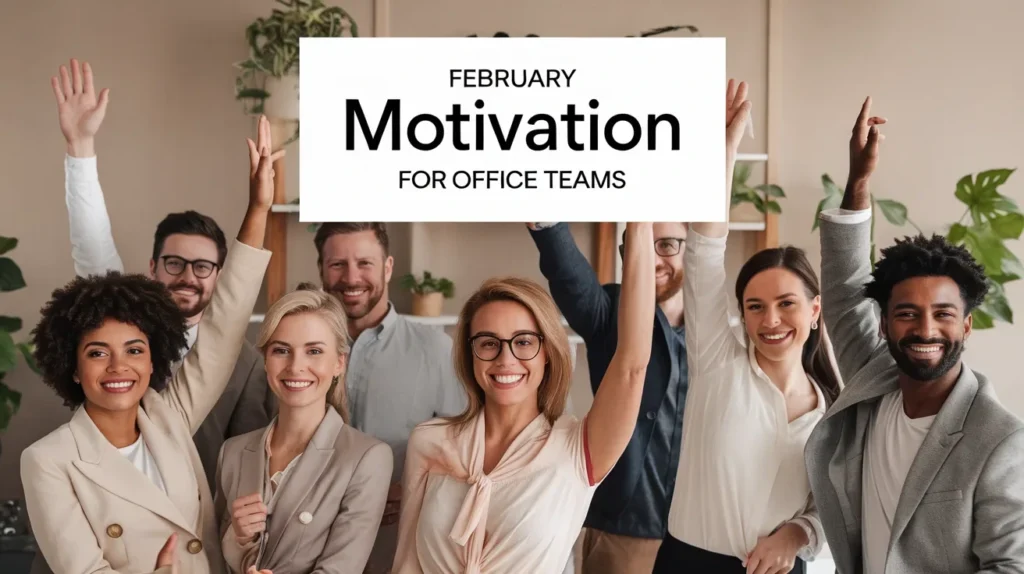 February motivation for office teams