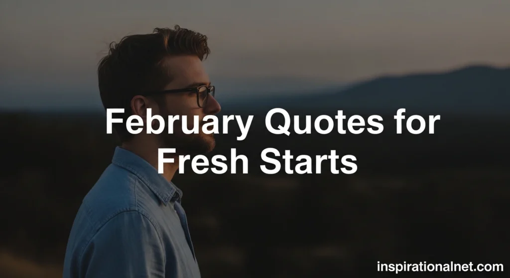 February Quotes for Fresh Starts