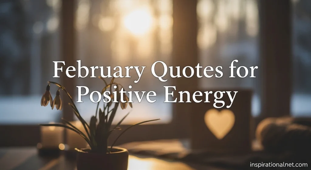 February Quotes for Positive Energy