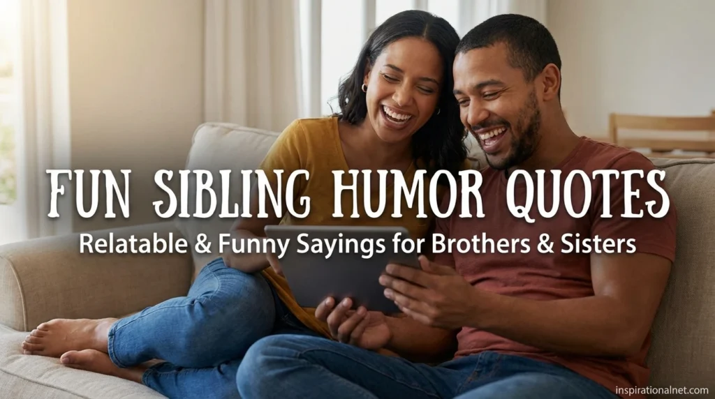 fun sibling humor quotes
