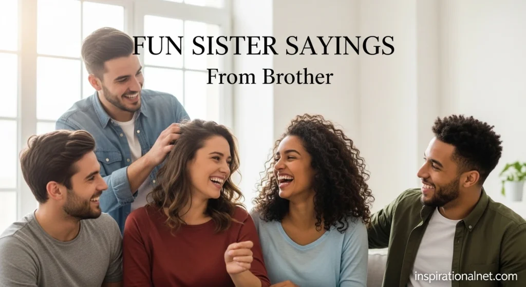 Fun Sister Sayings From Brother