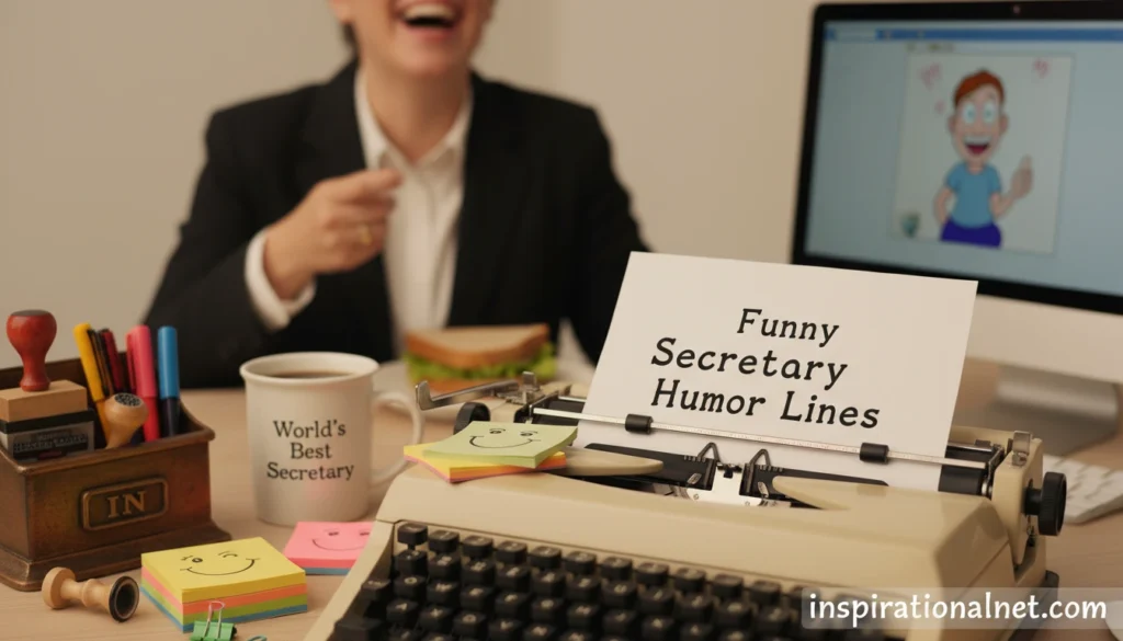 Funny Secretary Humor Lines