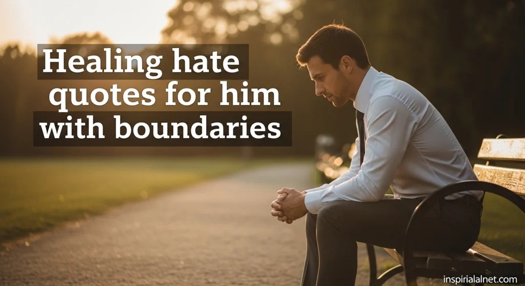 Healing hate quotes for him with boundaries