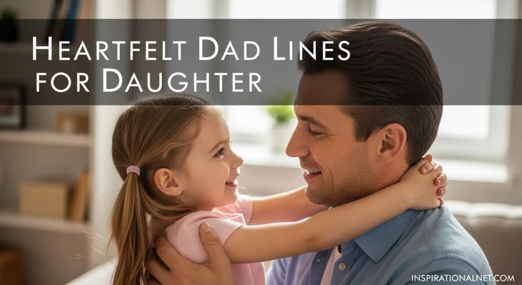 Heartfelt Dad Lines for Daughter