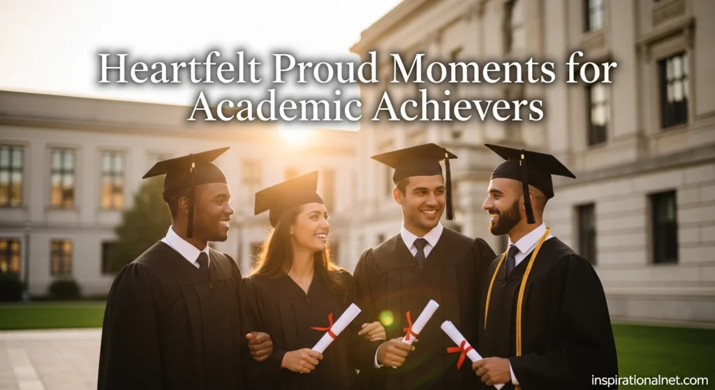 Heartfelt Proud Moments for Academic Achievers