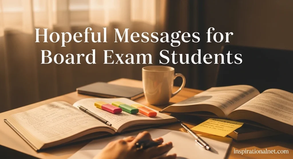 Hopeful Messages for Board Exam Students