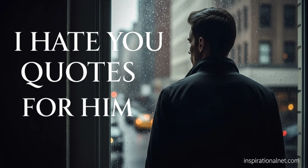 I Hate You Quotes for Him