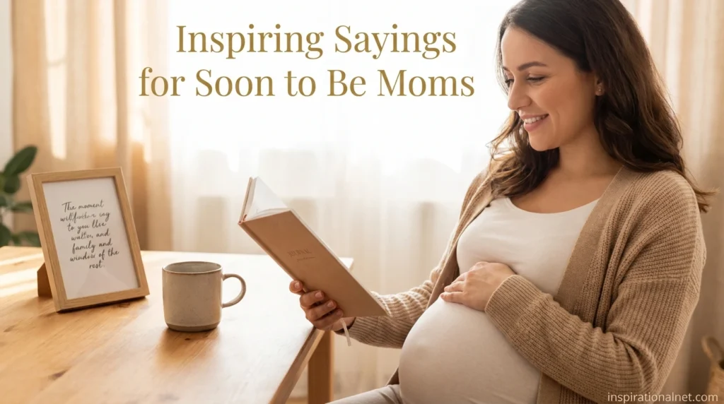 Inspiring Sayings for Soon to Be Moms