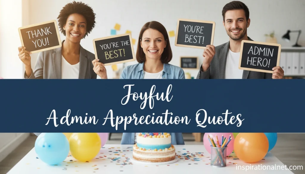Joyful Admin Appreciation Quotes