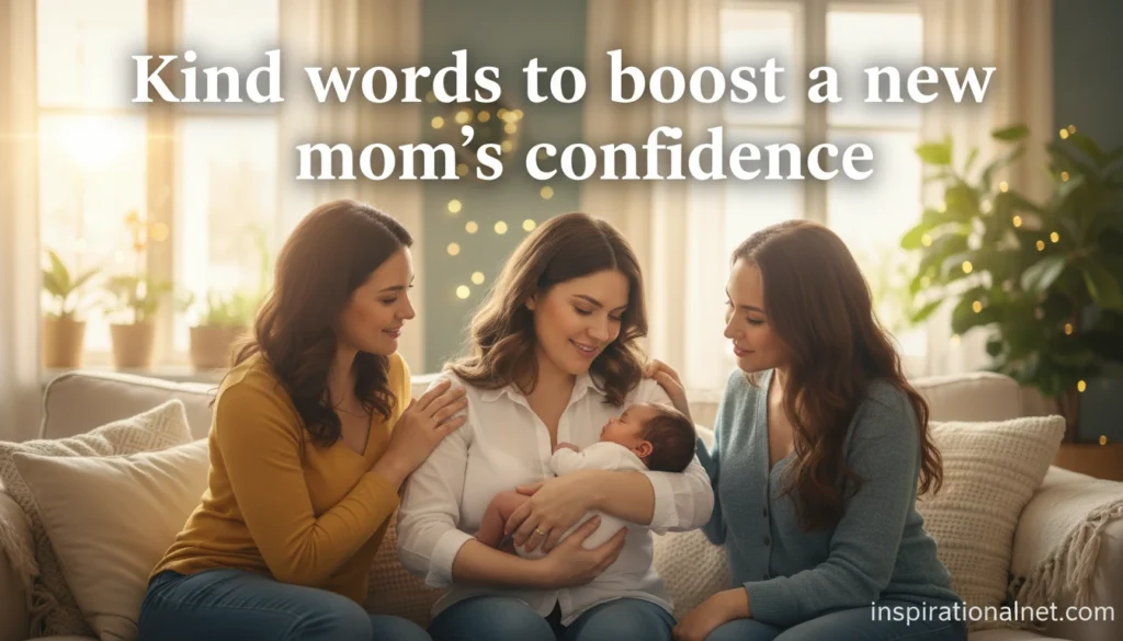 Kind words to boost a new momβs confidence