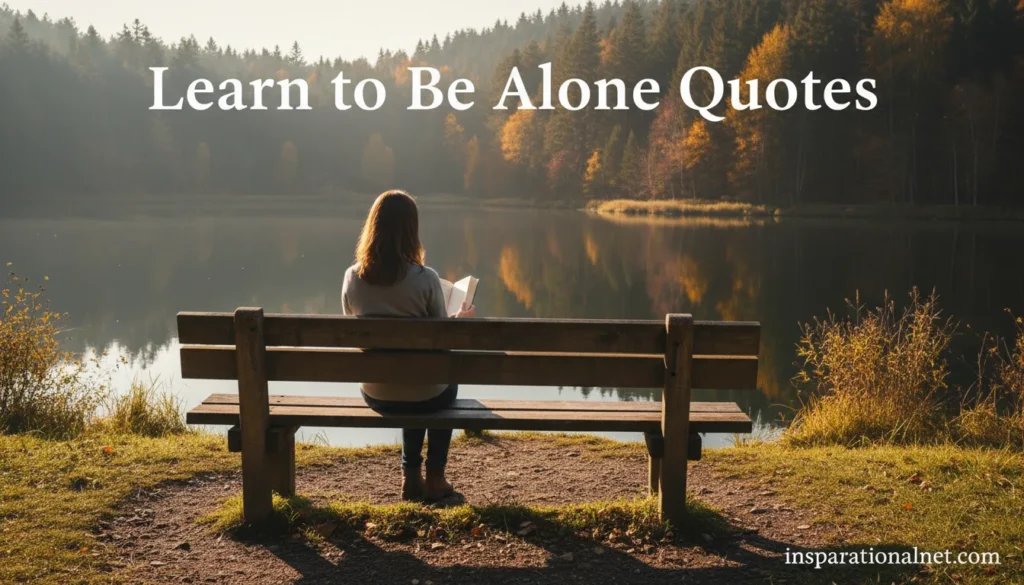 Learn to Be Alone Quotes
