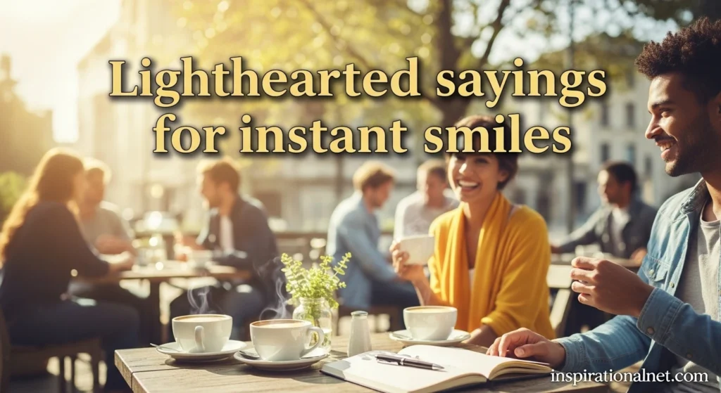 Lighthearted sayings for instant smiles