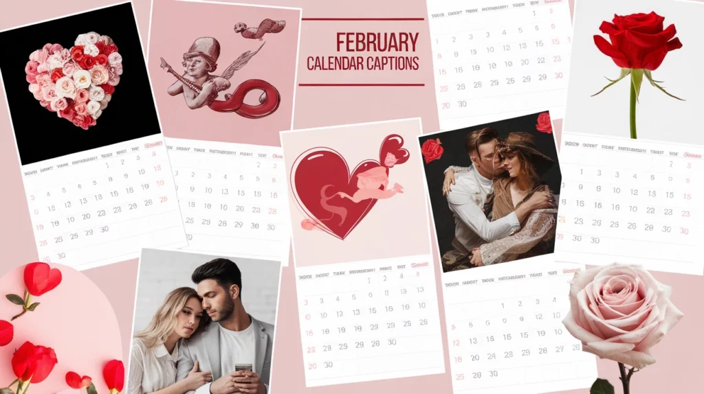 Love inspired February calendar captions