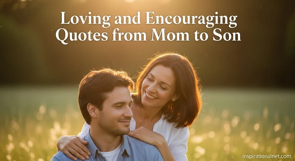 Loving and Encouraging Quotes from Mom to Son