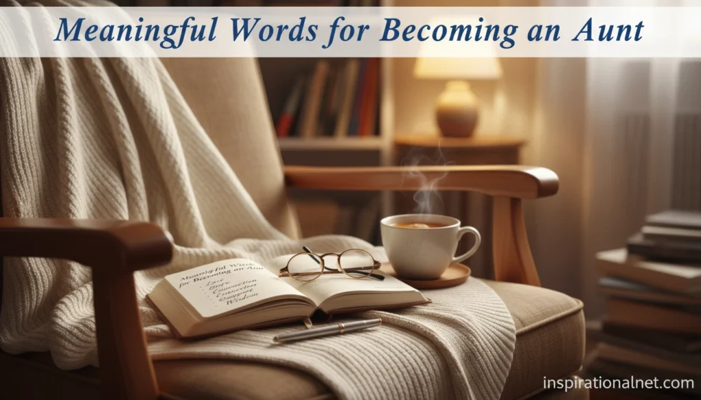 Meaningful Words for Becoming an Aunt